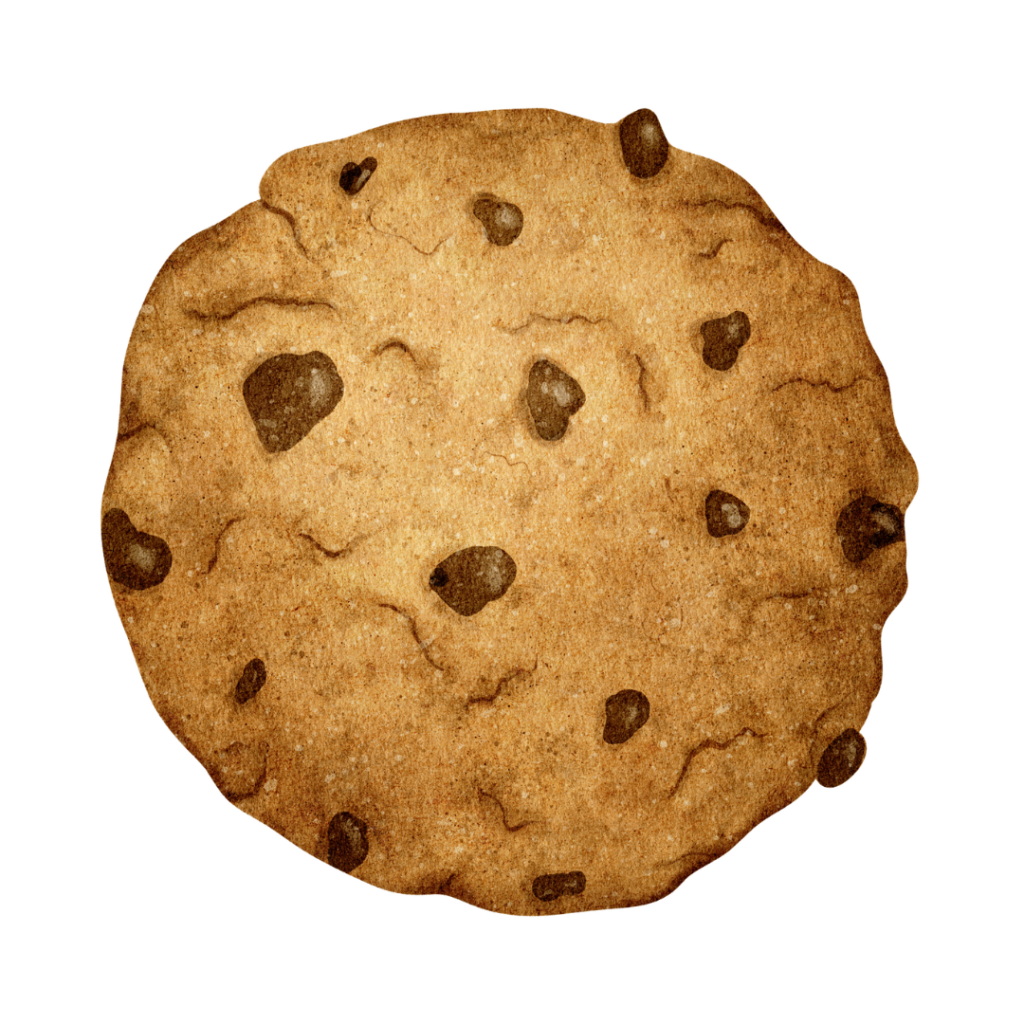 Chocolate Chip Cookie Watercolor